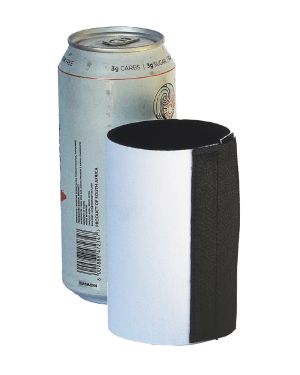 Neoprene Can Cooler Velcro Wrap Around Sleeve each
