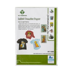 Inkjet Transfer Paper Light Fabrics Hot/Cold Peel A4 per sheet