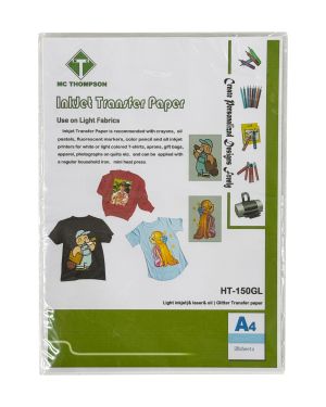 Inkjet Glitter Transfer Paper Use on Light Fabrics A4 per sheet